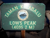 Eindelijk boven op Mount Kinabalu