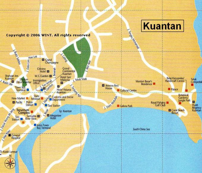 City map of Kunatan